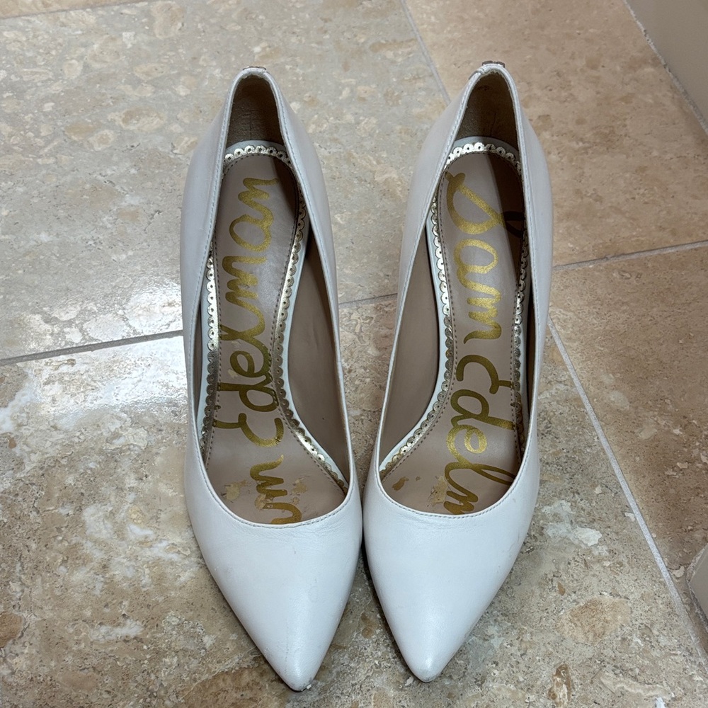 Sam Edelman Cream Heels for Women